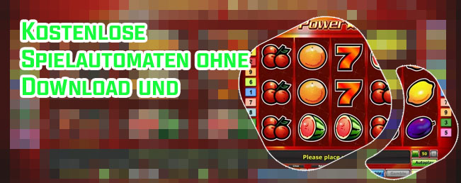 Automaten kostenlos online spielen ohne anmeldung