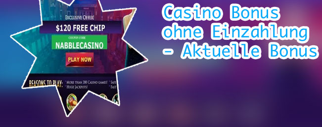 Online casino no deposit bonus 2022